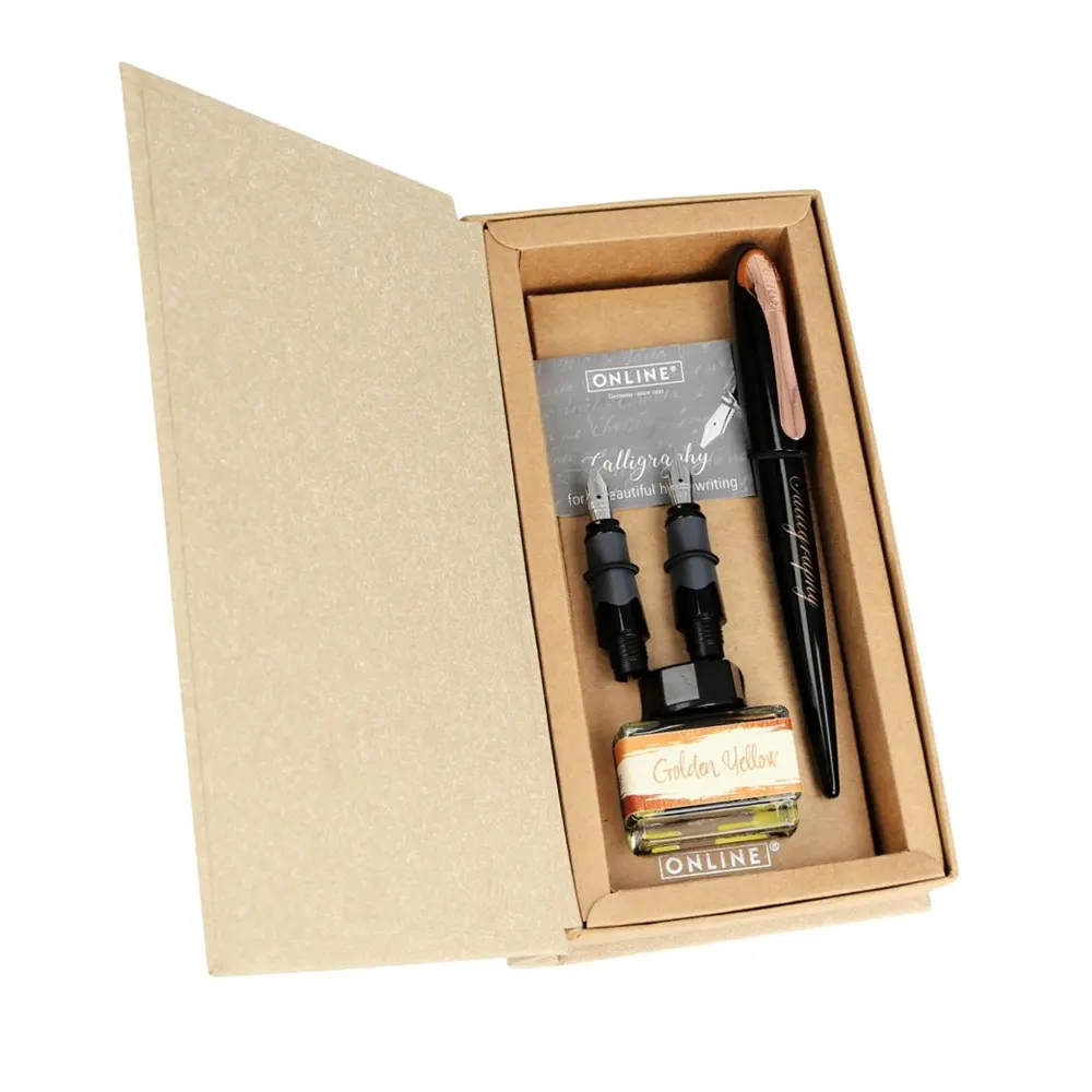 Калиграфски комплект Online - Аir Black Rose Book Box
