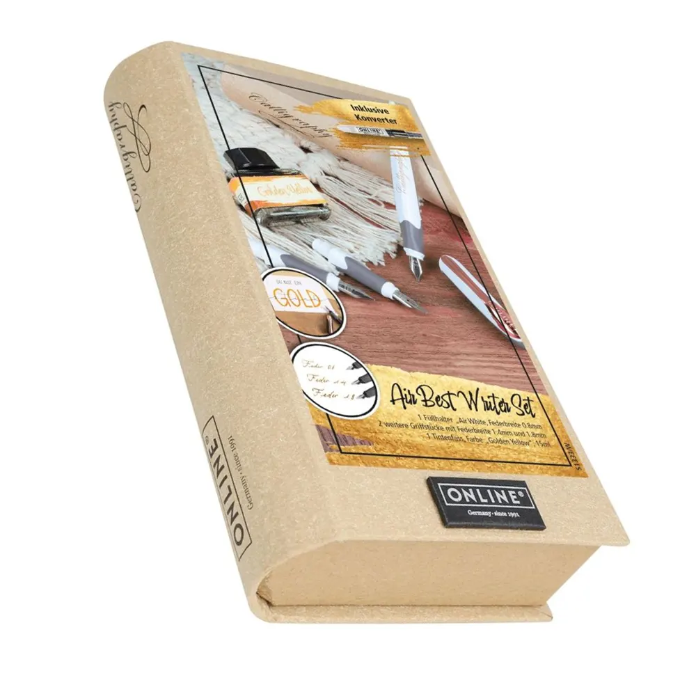 Калиграфски комплект Online - Аir White Rose Book Box - 2