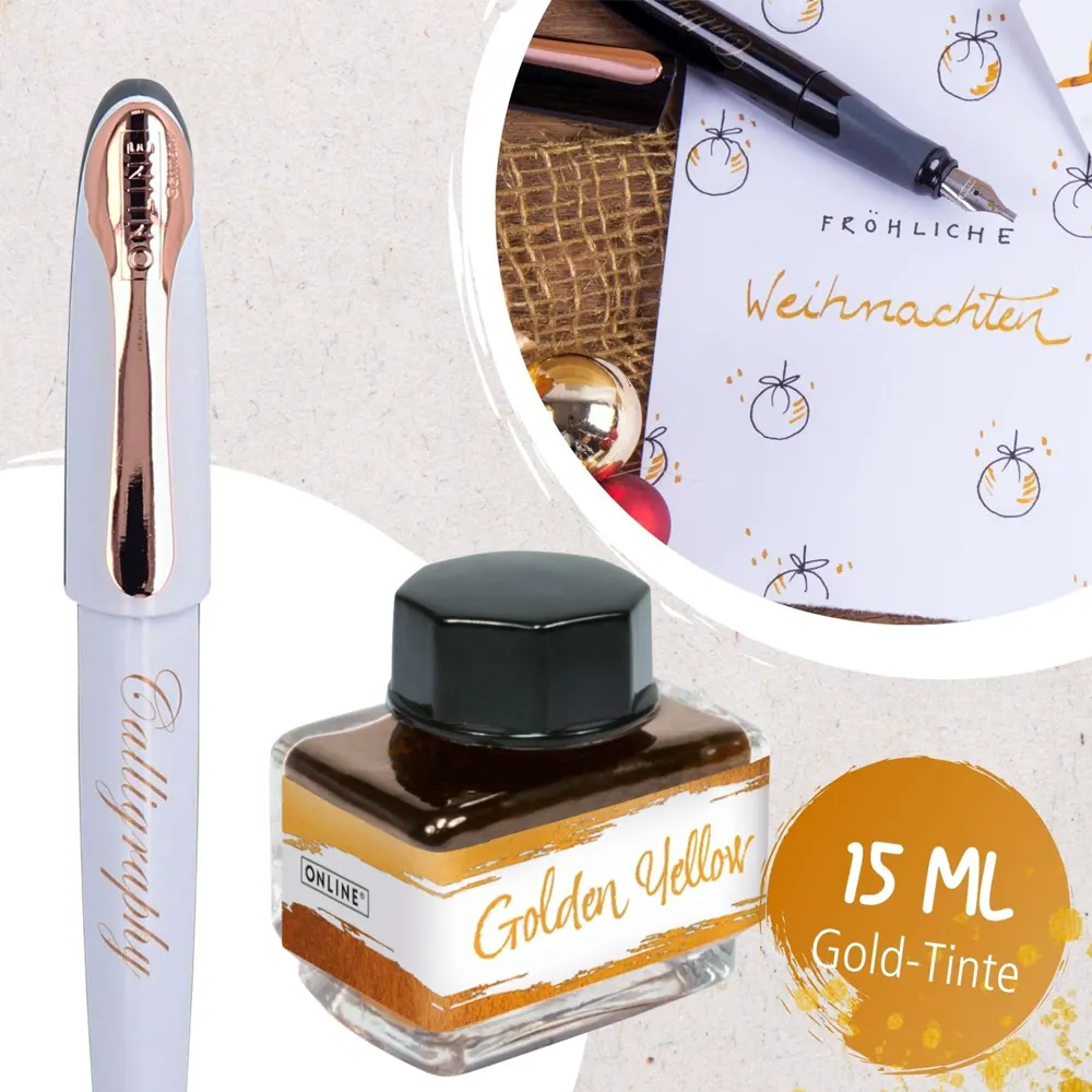 Калиграфски комплект Online - Аir White Rose Book Box - 3