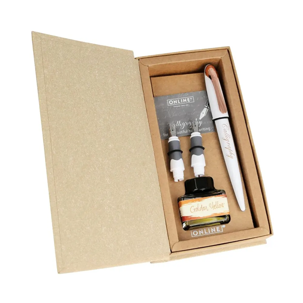 Калиграфски комплект Online - Аir White Rose Book Box