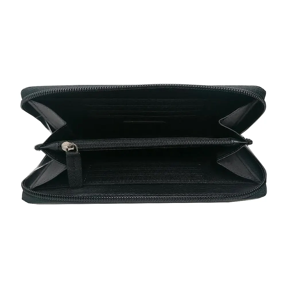 Дамски портфейл Cross - Insignia Express, 6 отделения за карти, черен - 2