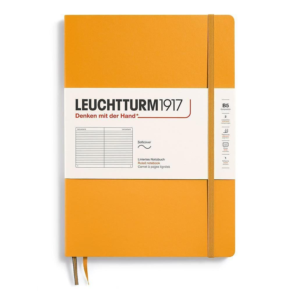 Тефтер B5 Leuchtturm1917 Notebook Composition Rising Sun, мека корица, на редове