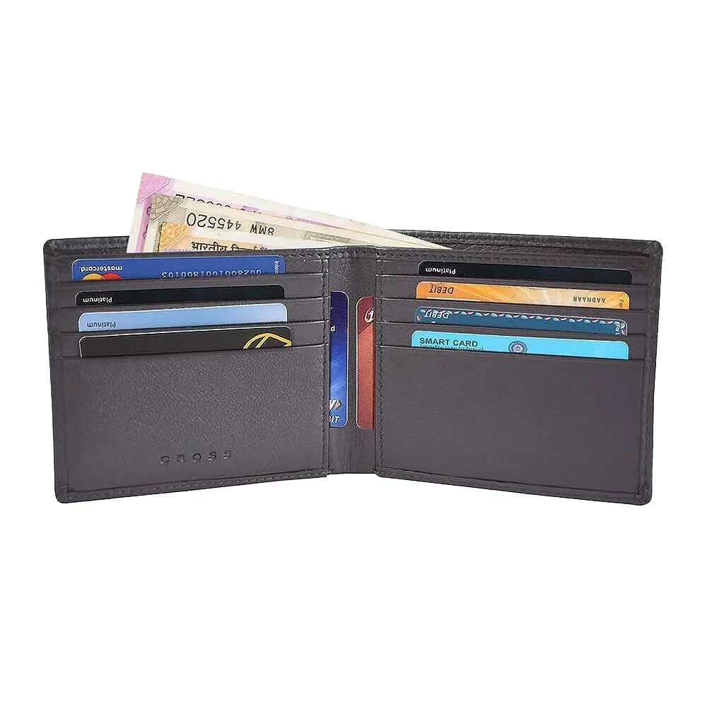 Мъжки портфейл Cross Ariel - Slim, тъмнокафяв - 2