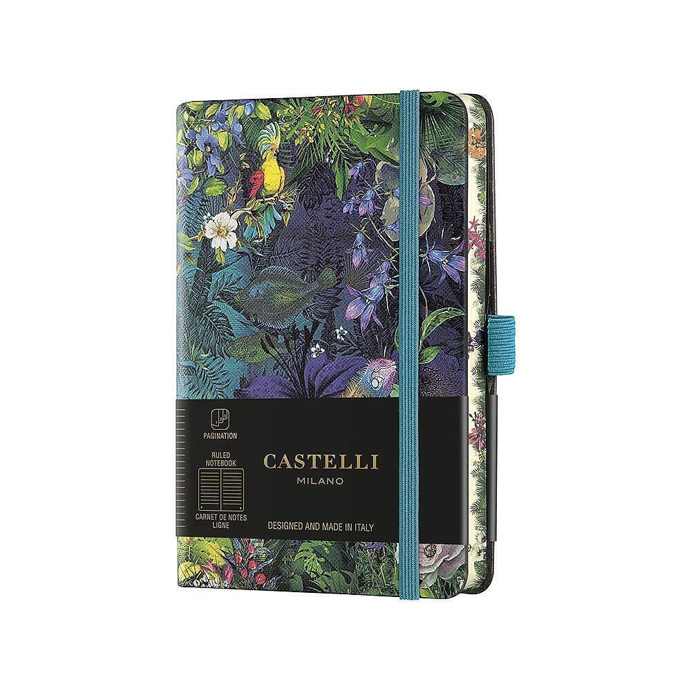 Тефтер Castelli Milano Eden - Lily, 9см x 16см, на редове
