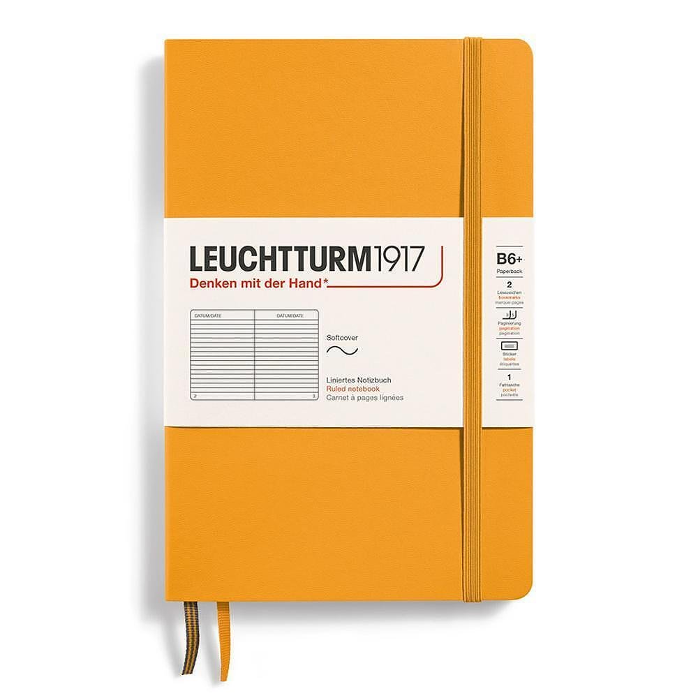 Тефтер B6+ Leuchtturm1917 Notebook Paperback Rising Sun, меки корици, на редове