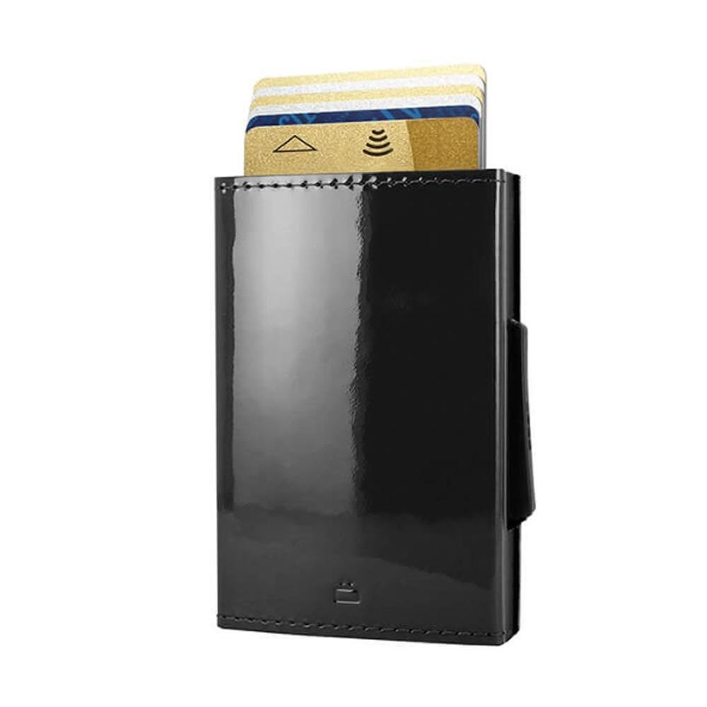 Портфейл Ogon Cascade, Glossy Black