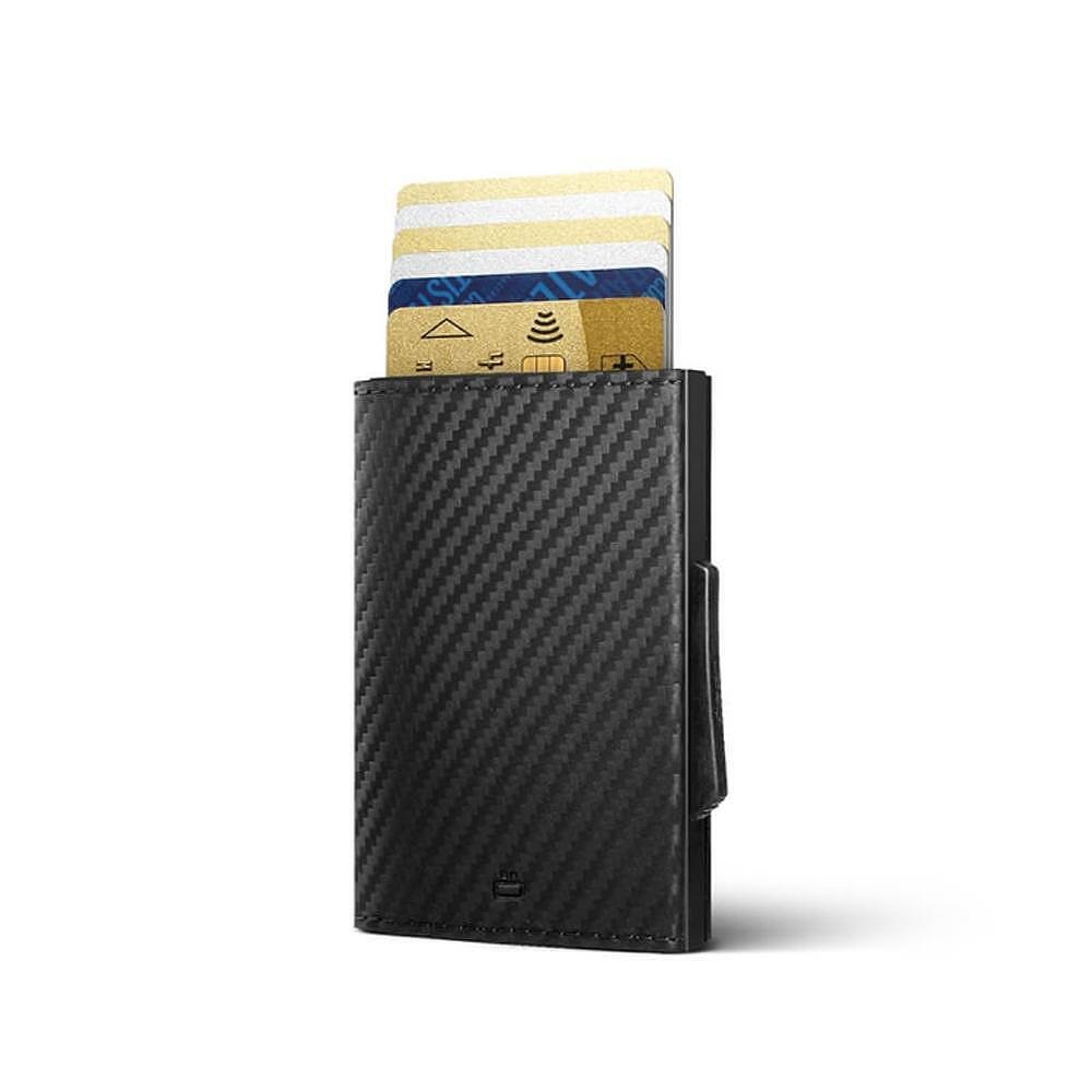 Портфейл OGON Cascade, Carbon/Black