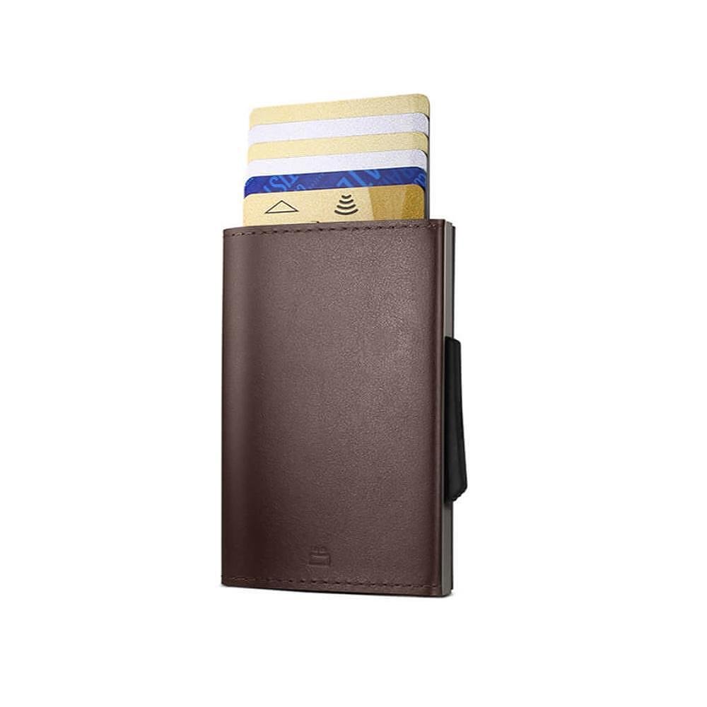Портфейл OGON Cascade Slim Leather, Brown