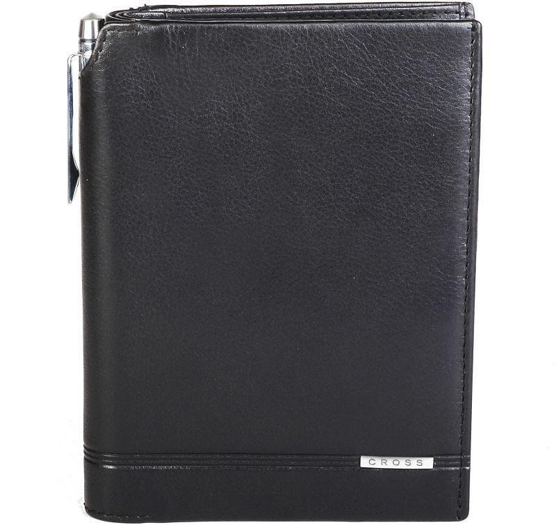 Портфейл за паспорт Cross - Classic Century, с химикалка, черен