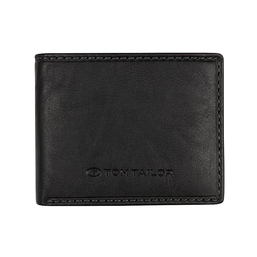 Мъжки портфейл Tom Tailor - LARY, RFID защита, черен