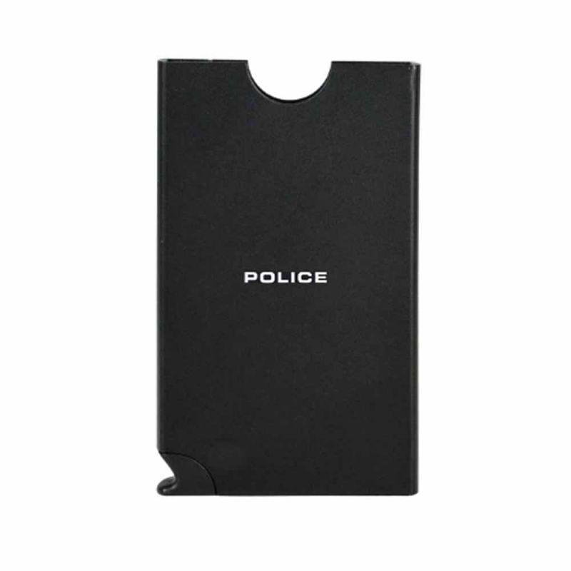 Автоматичен визитник Police - Akron с RFID защита, черен