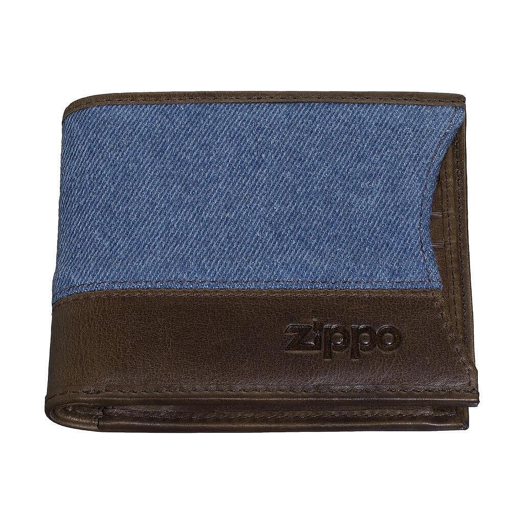 Мъжки портфейл Zippo Denim Bi-Fold & Credit Card, RFID защита
