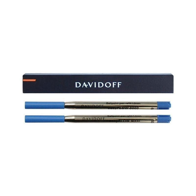 Пълнител за химикалка Davidoff, син M, 2бр. в кутия