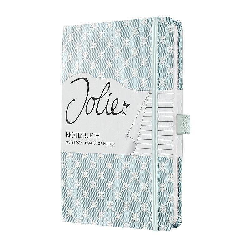 Бележник Sigel Jolie®, A5, на редове, твърда корица, Pastel Blue