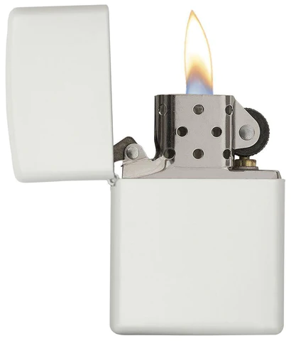 Запалка Zippo 214  White Matte - 3