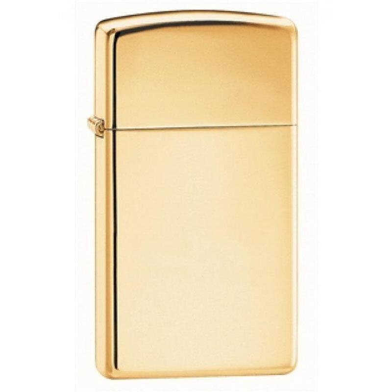 Запалка Zippo 1654B Polished Brass, Slim