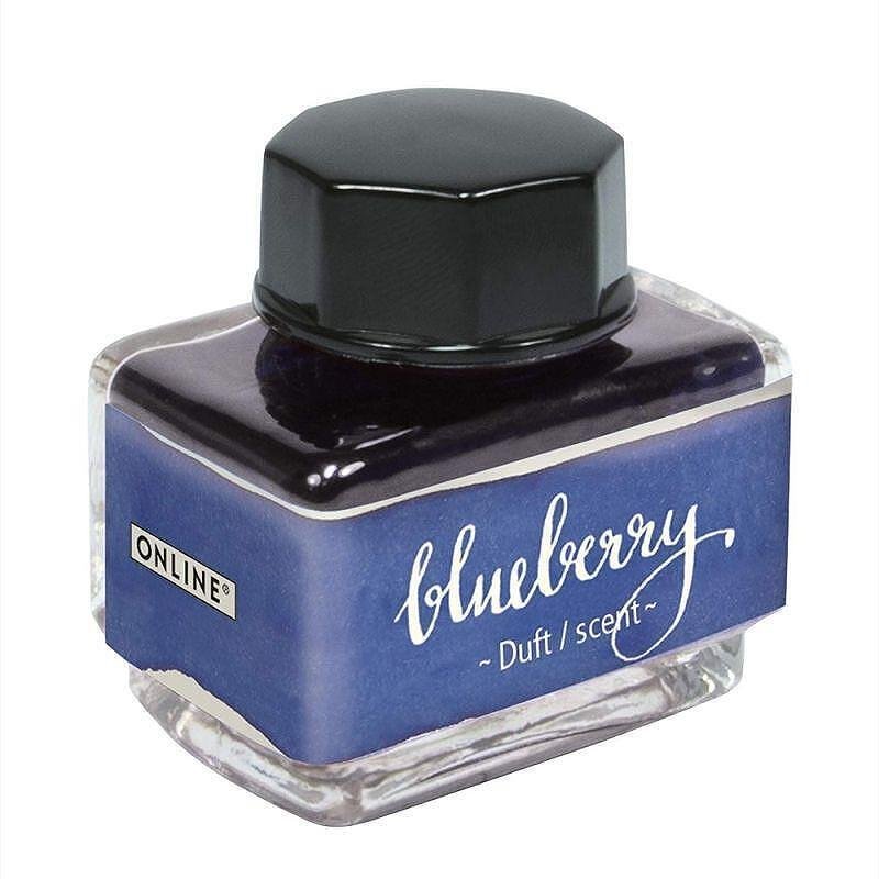 Ароматизирано мастило Online, синьо 15 мл., аромат - Blueberry