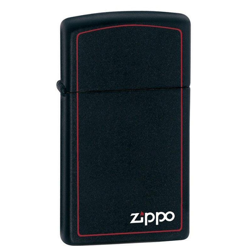 Запалка Zippo 1618ZB Black Matte, Slim