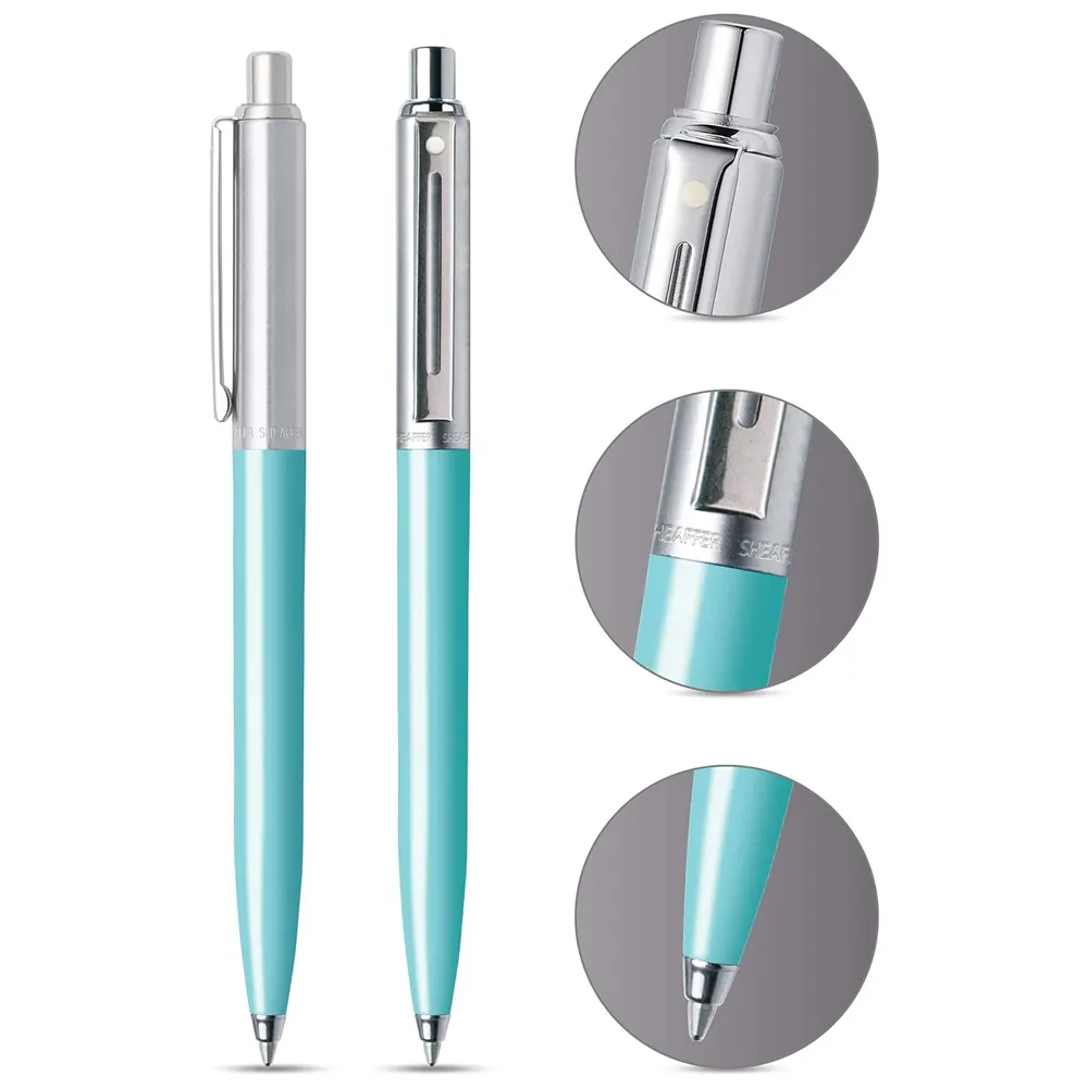 Химикалка Sheaffer - Sentinel Chrome/Turquoise - 3