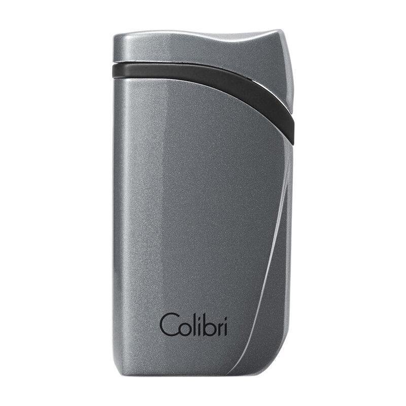 Запалка за пури COLIBRI "Falcon" charcoal metallic angled jet flame