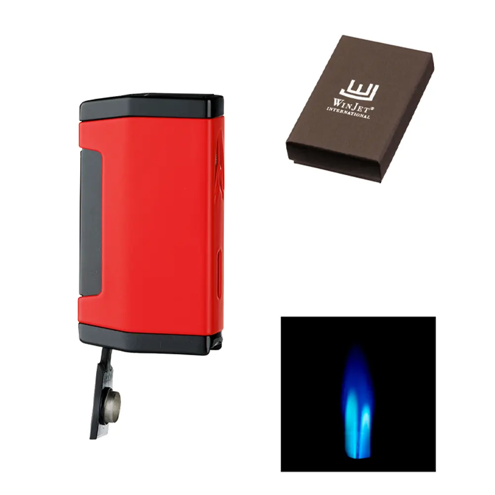 Запалка WinJet Red/Black, с вграден пънч - 2