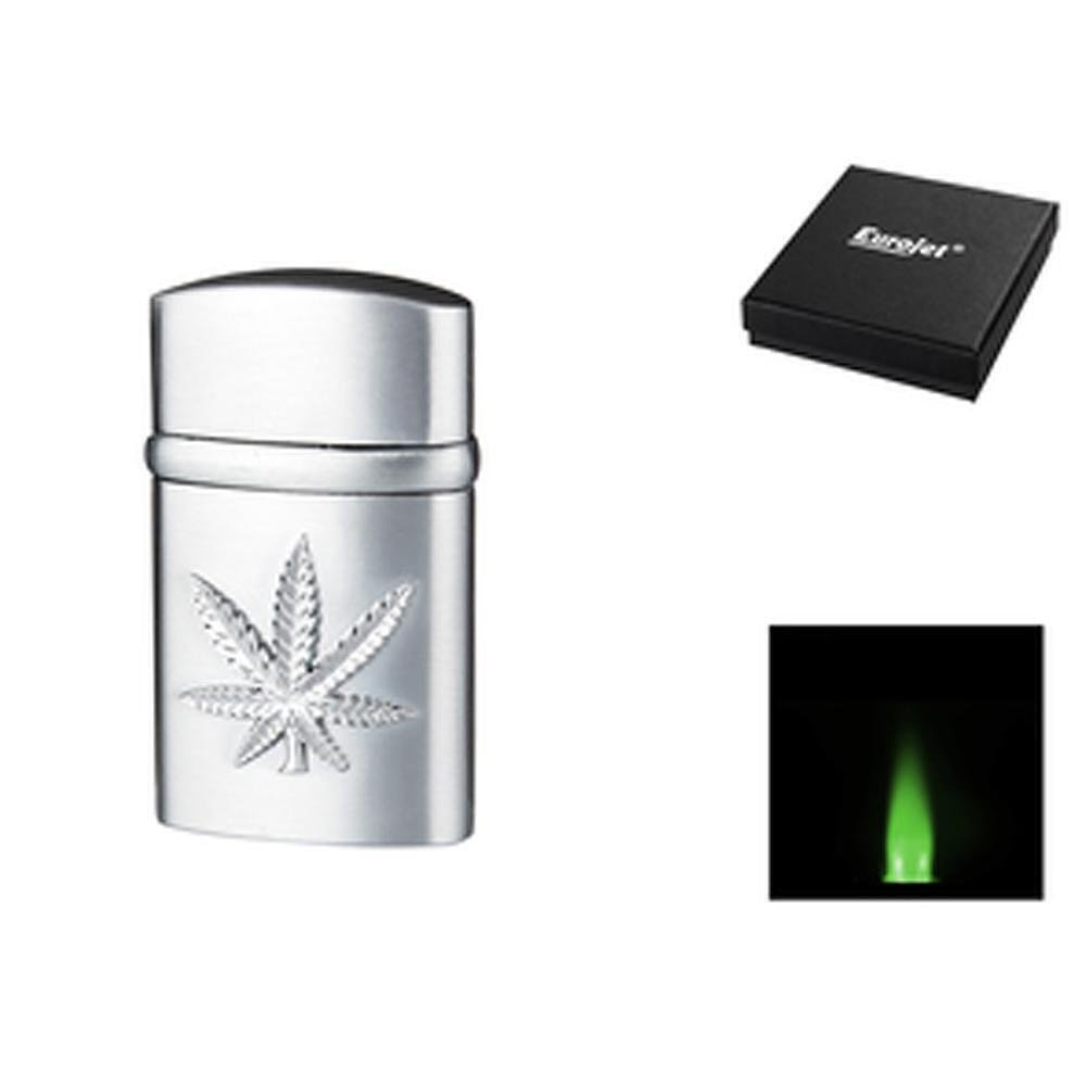 Запалка Eurojet Marijuana Jet, chrome/satin