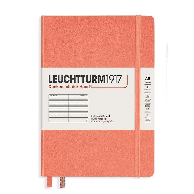 Тефтер А5 Leuchtturm1917 Muted Colors Collection Bellini, твърди корици, на редове