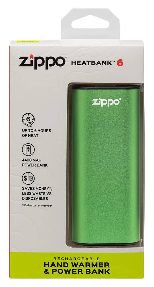 Джобен нагревател за ръце/powerbank Zippo - HeatBank 6, презареждаем, черен - 4