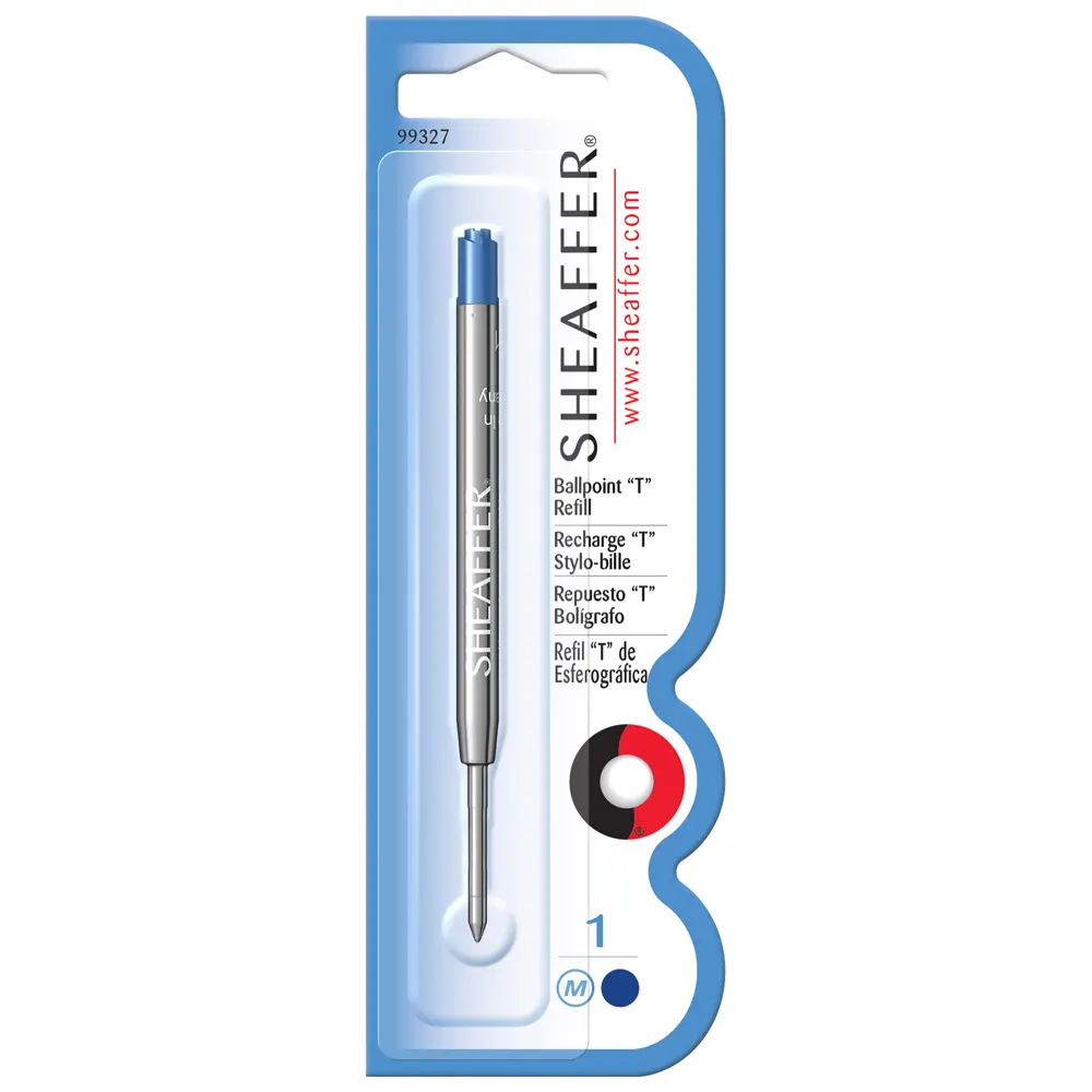 Пълнител за химикалка Sheaffer (T Style) M размер, син