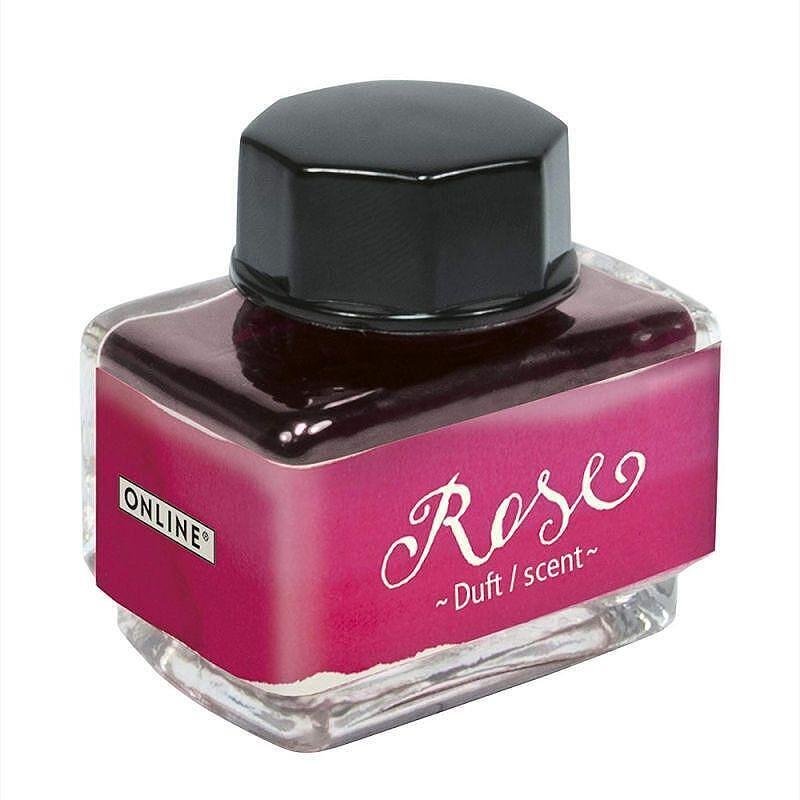 Ароматизирано мастило Online, розовo, 15 мл., аромат - Rose