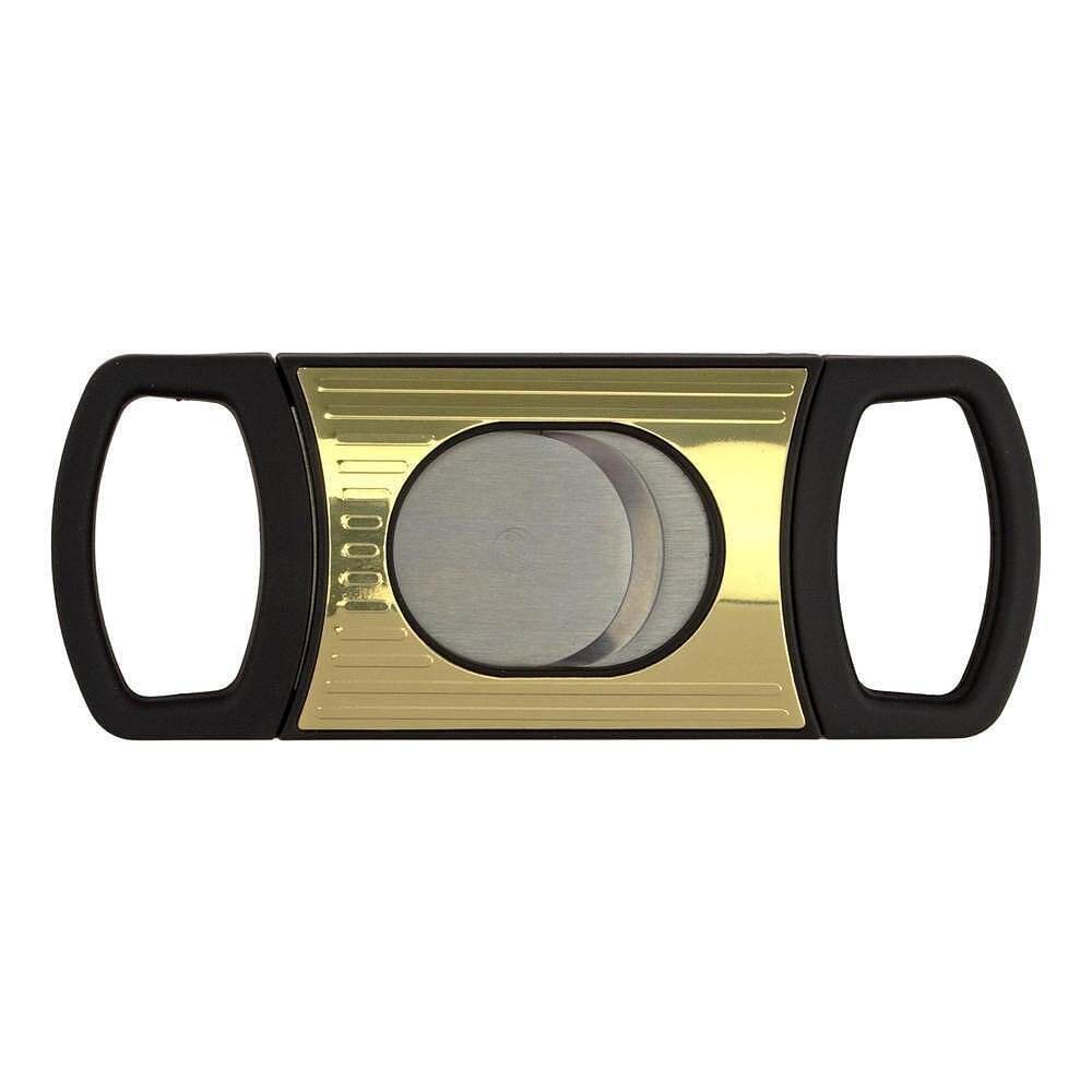 Резачка за пури Gold/Black, с два вида острие