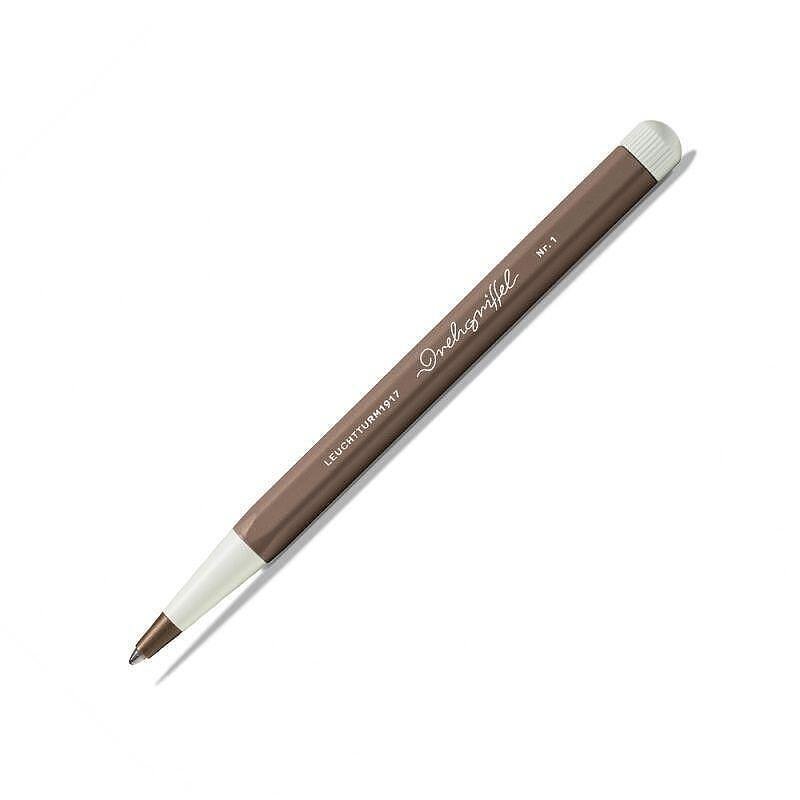 Химикалка Leuchtturm1917 Drehgriffel Rising Colors Collection Warm Earth, черен гел пълнител