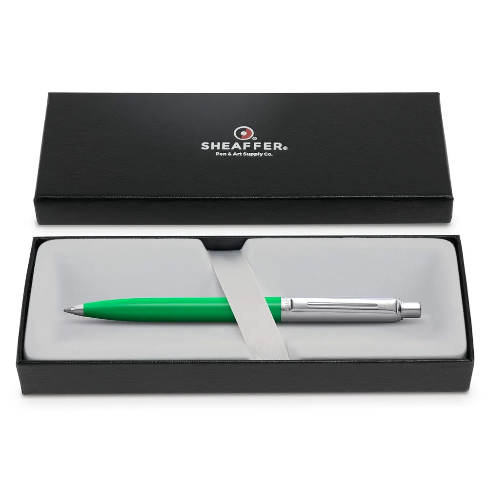 Химикалка Sheaffer - Sentinel Chrome/Bright Green - 3