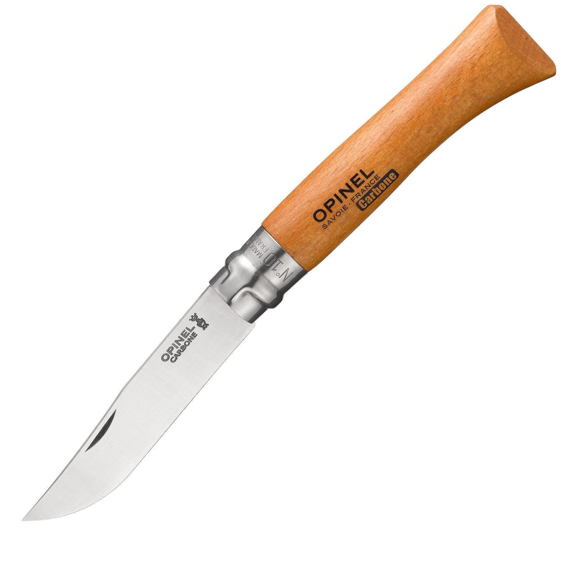 Сгъваем нож Opinel №10 Carbone, острие 10 см