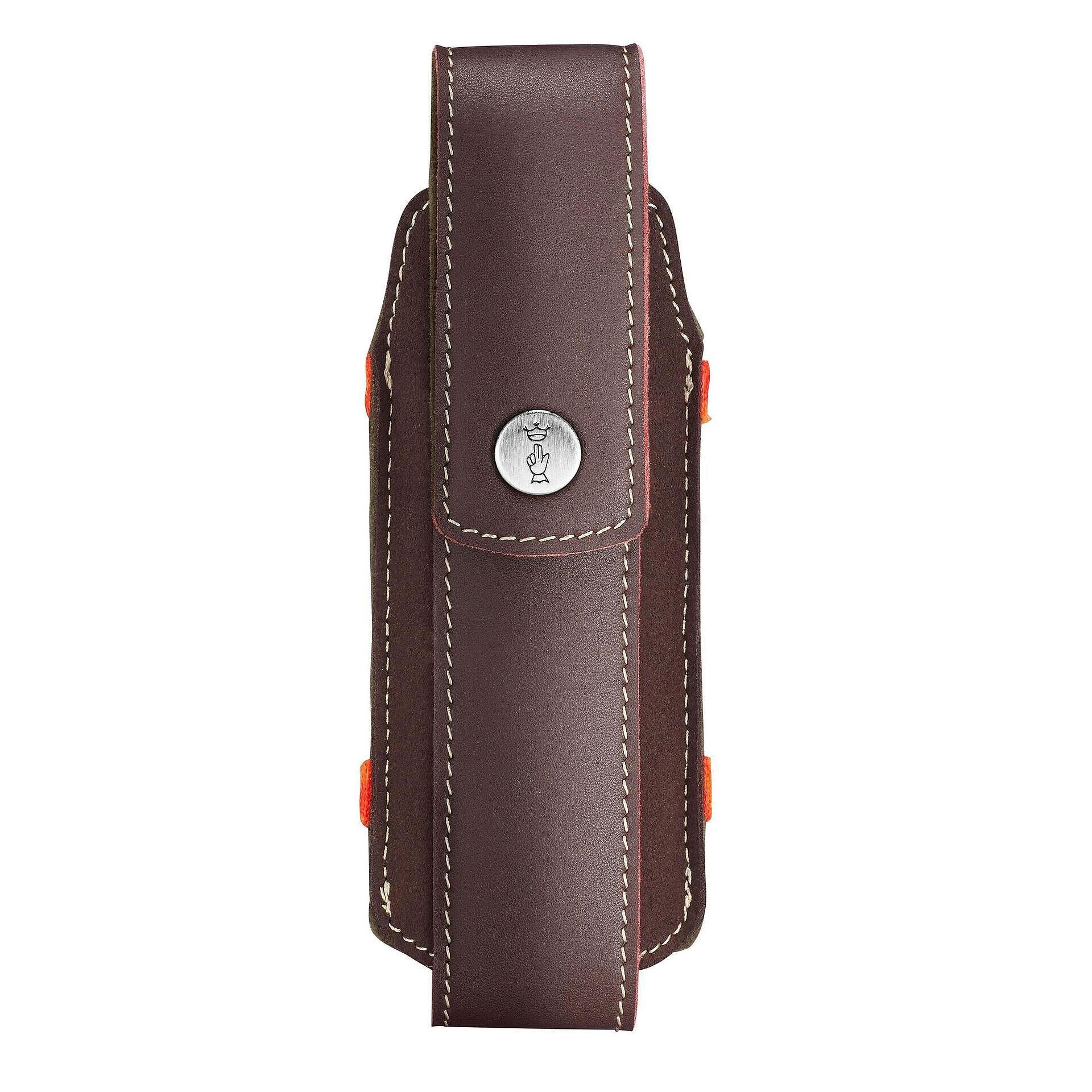 Кания Opinel Outdoor L, кожена, кафява