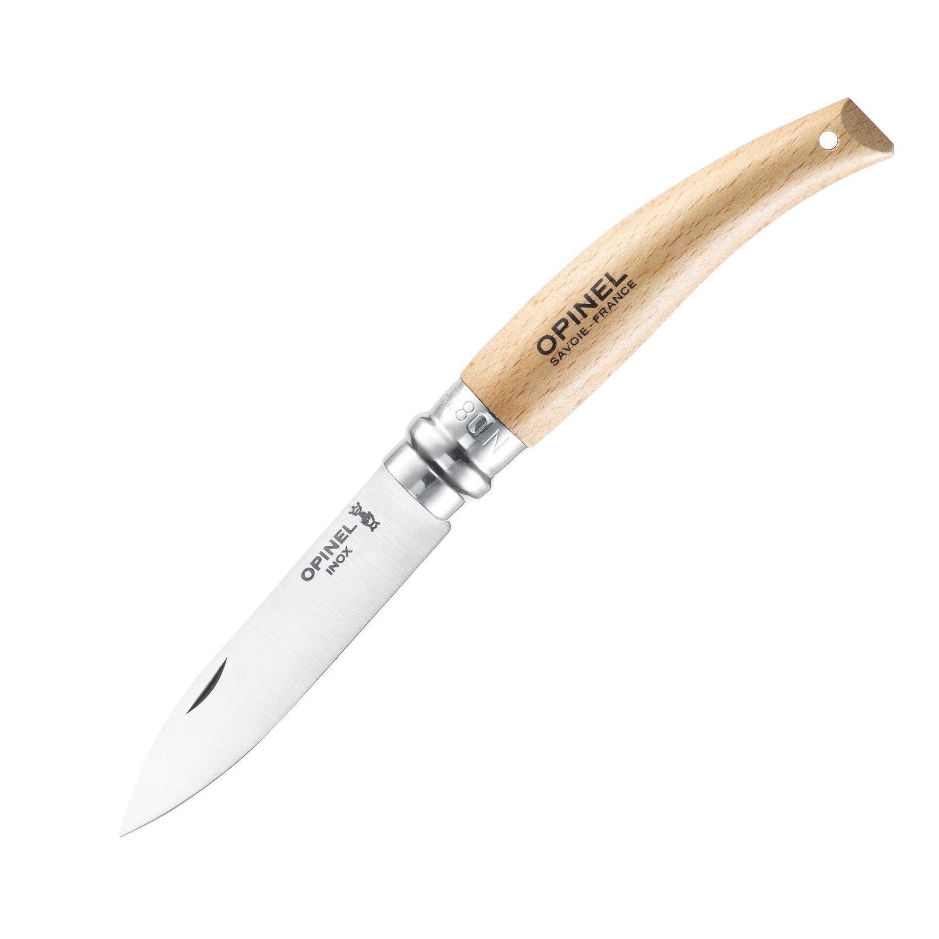 Сгъваем градински нож Opinel №8 Inox, острие 8.5 см, в блистер