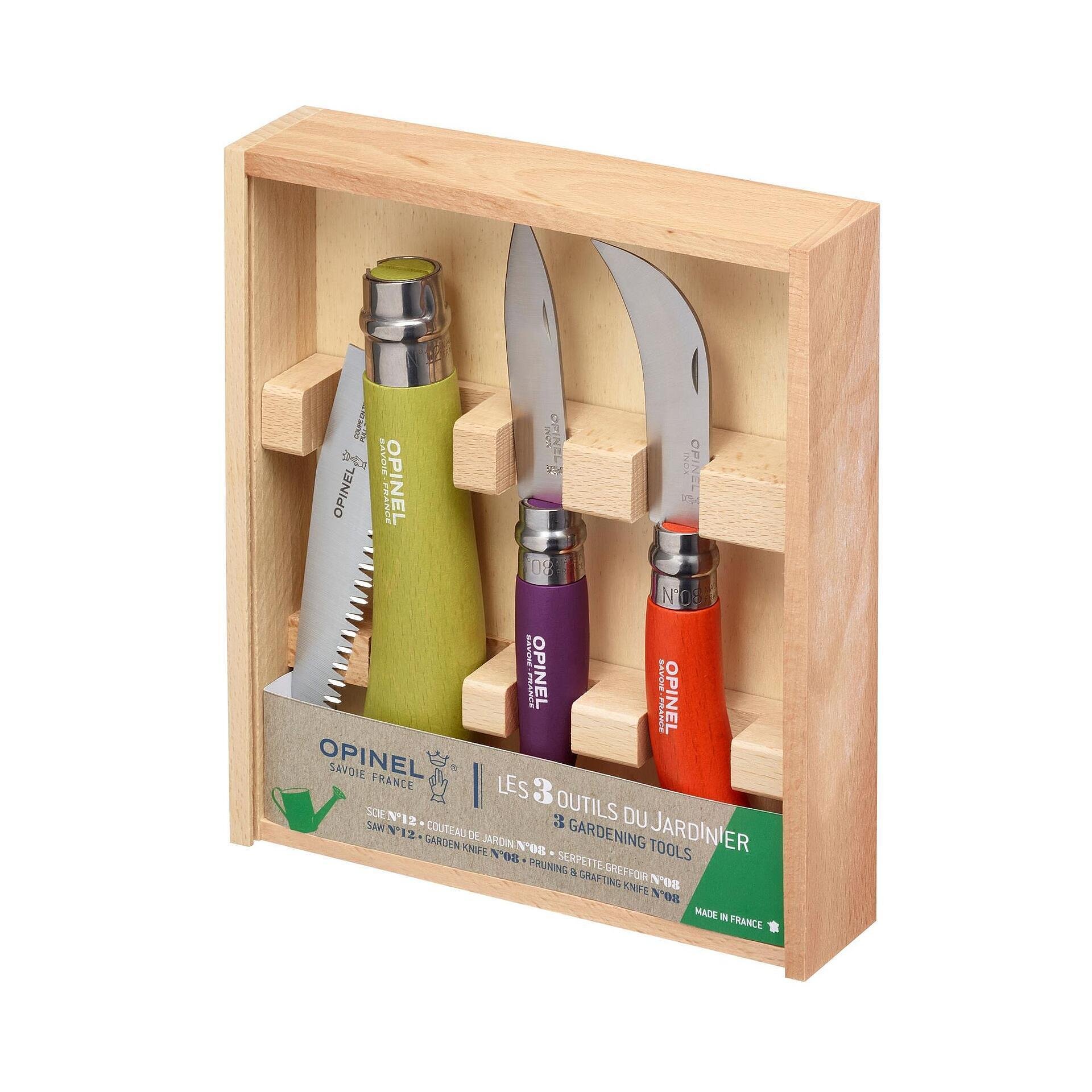 Комплект 3 бр. градински инструменти Opinel Gardener Box