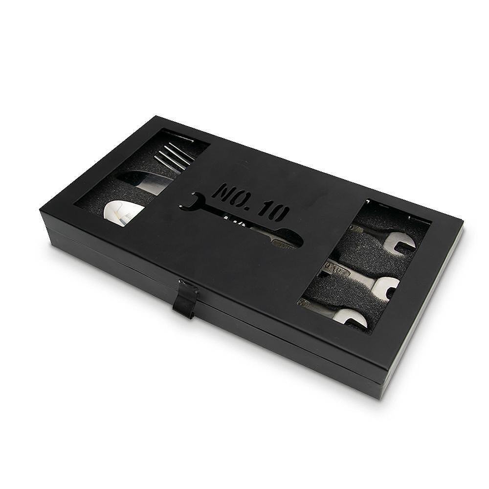 Комплект прибори за хранене Mikamax Wrenchware от 3 части, включително ключ №10