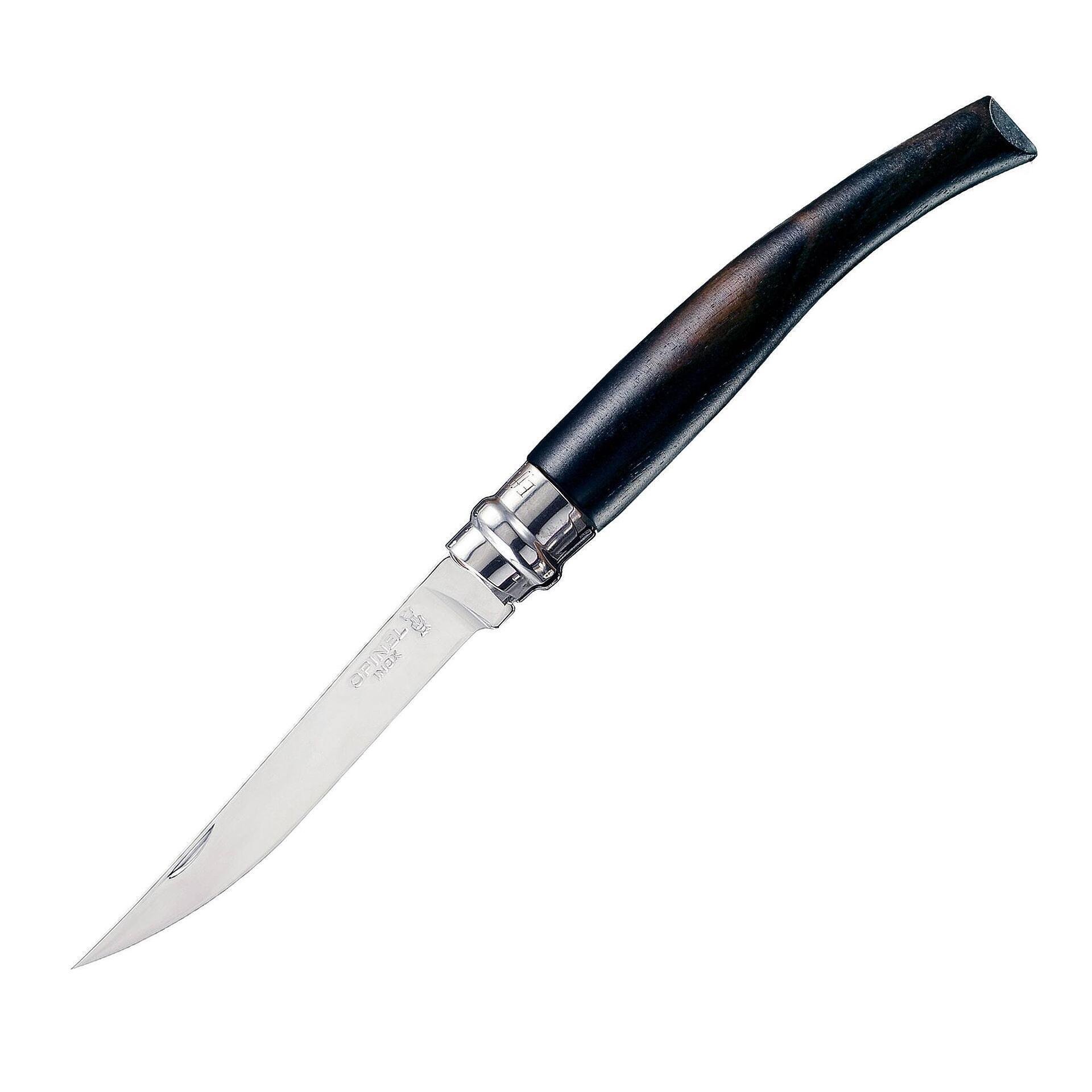 Сгъваем нож Opinel Slim №10 Inox, острие 10 см, абанос