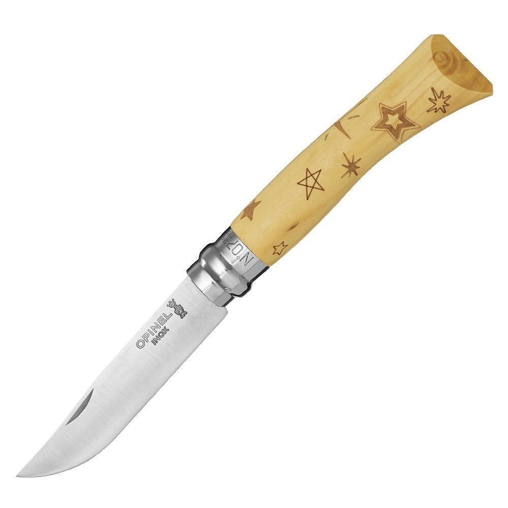 Сгъваем нож Opinel Nature Stars №7 Inox, острие 8 см