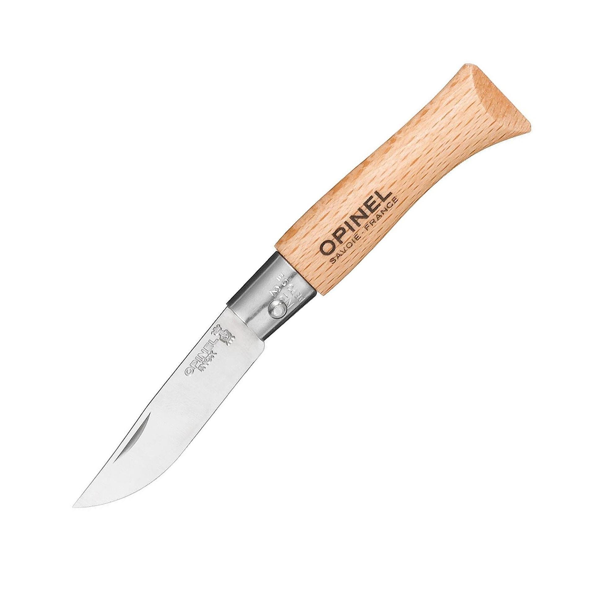 Сгъваем нож Opinel №3 Inox, острие 4 см