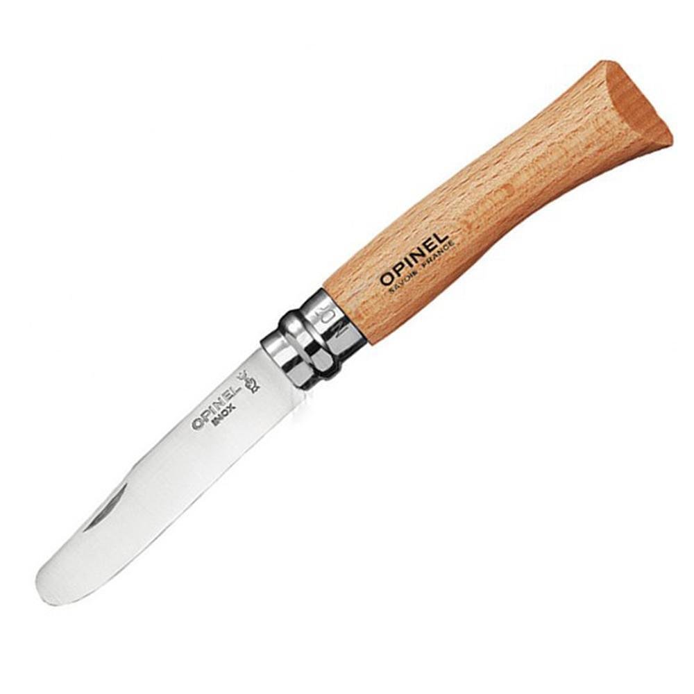 Сгъваем нож за пикник Opinel №7 Inox, острие 10 см, бук