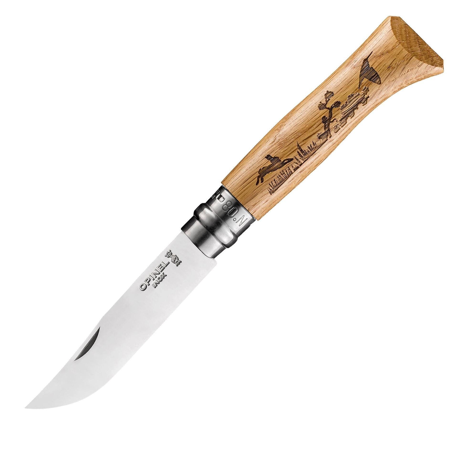Сгъваем нож Opinel Animalia №8, острие 8.5 см, заек