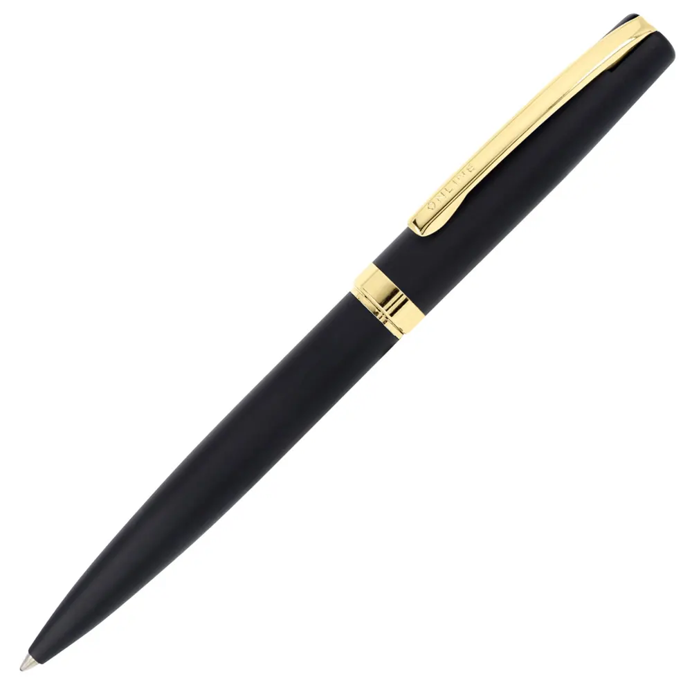 Химикалка Online - Eleganza Classic, черна-златиста
