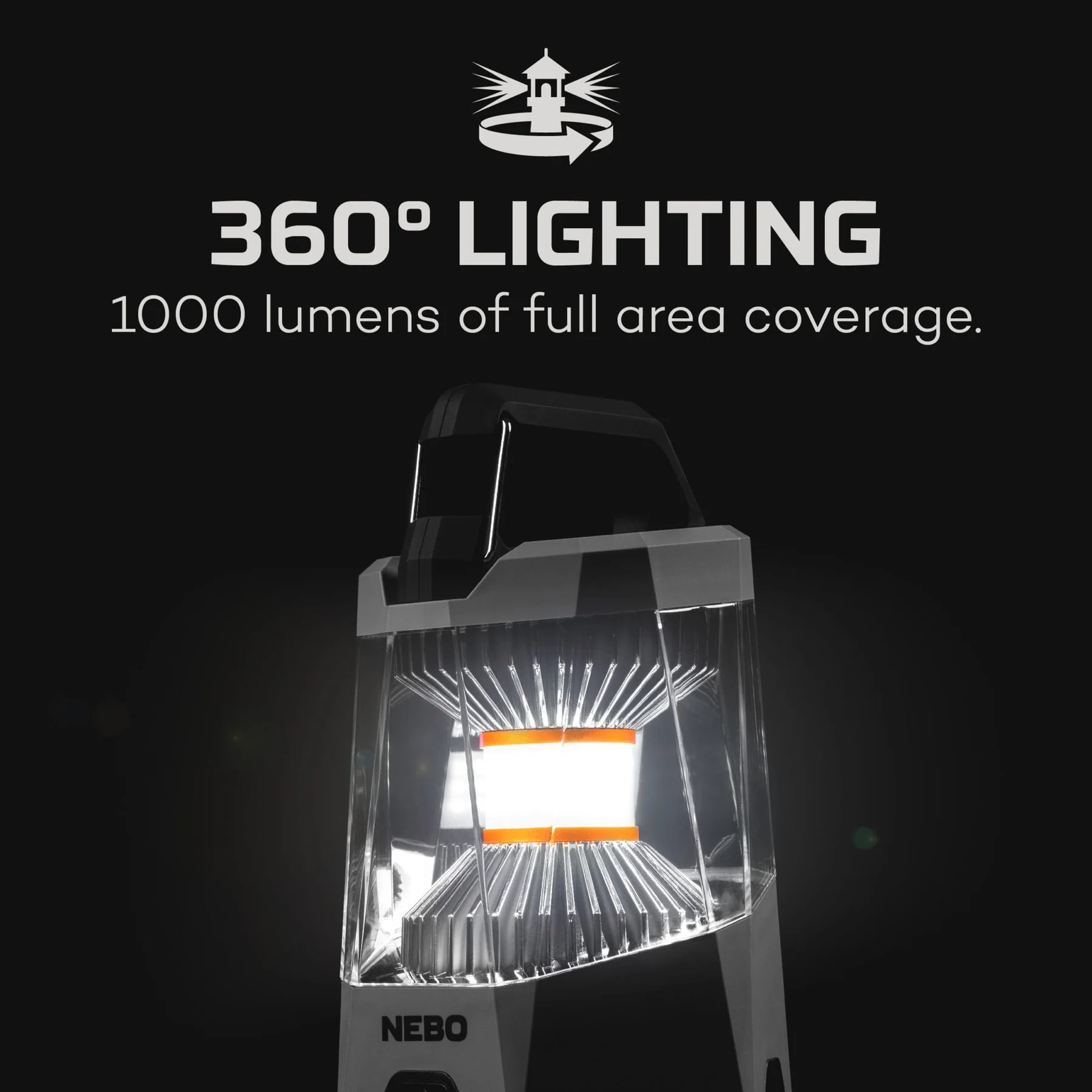 Фенер-лампа Nebo - Galileo 1000 Flex, 1000 lm, презареждаема 2600mAh батерия, IPX4 водоустойчив - 5
