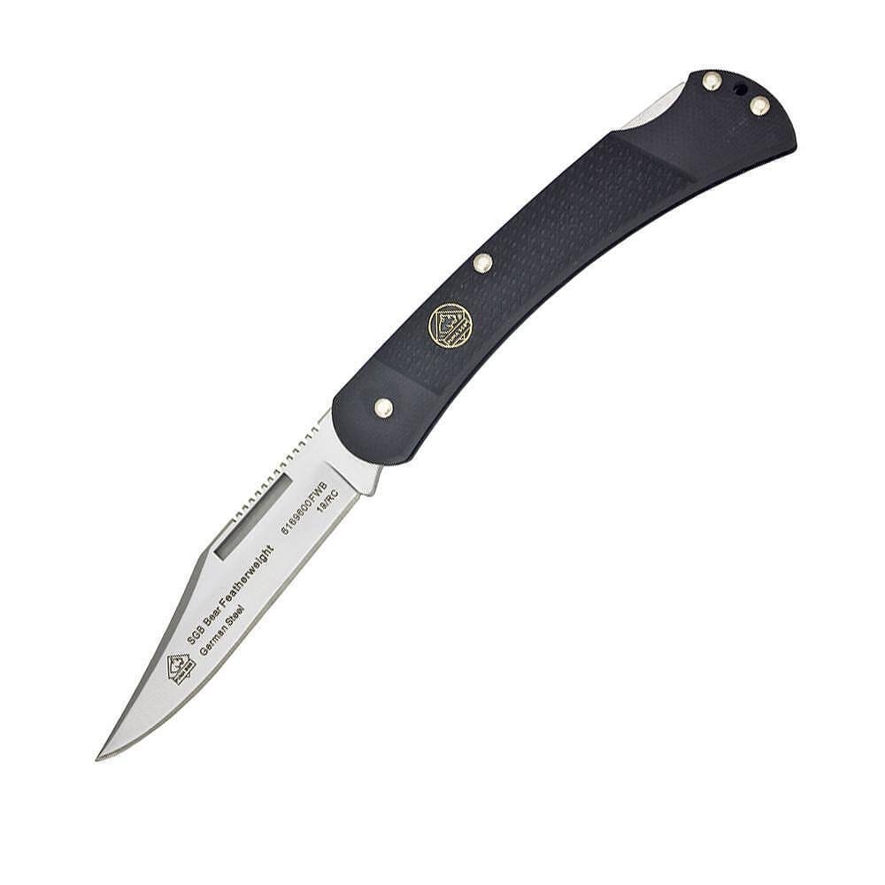 Сгъваем нож PUMA - SGB Bear Featherweight черен G10