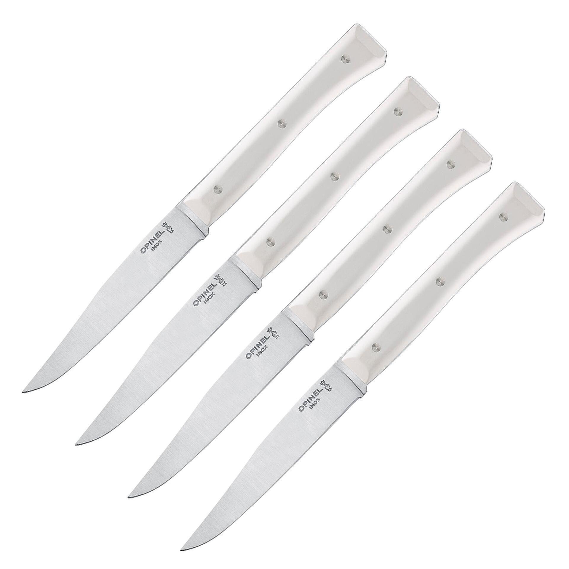 Комплект ножове Opinel Facette White, 4 бр.