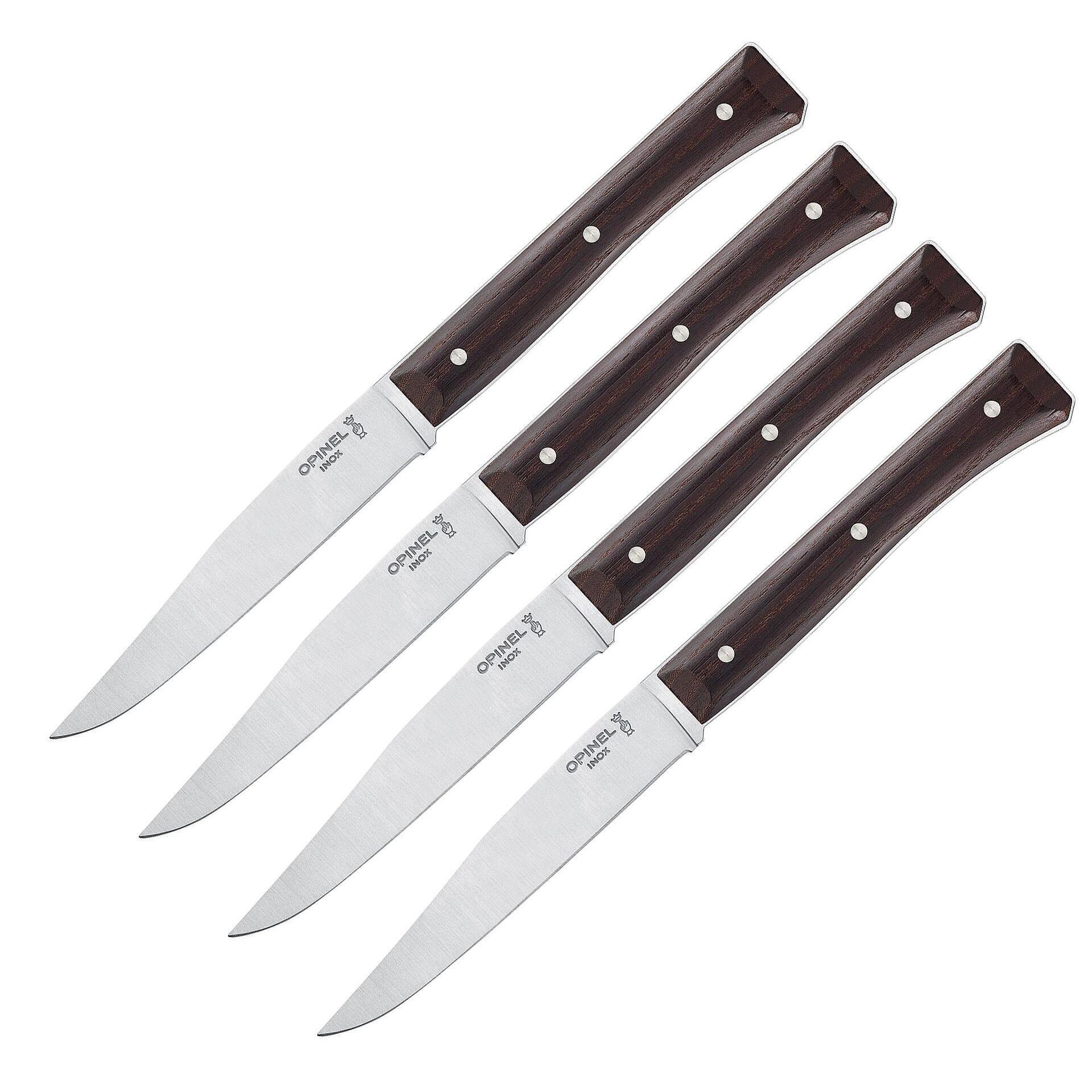 Комплект ножове Opinel Dark Ash, 4 бр.