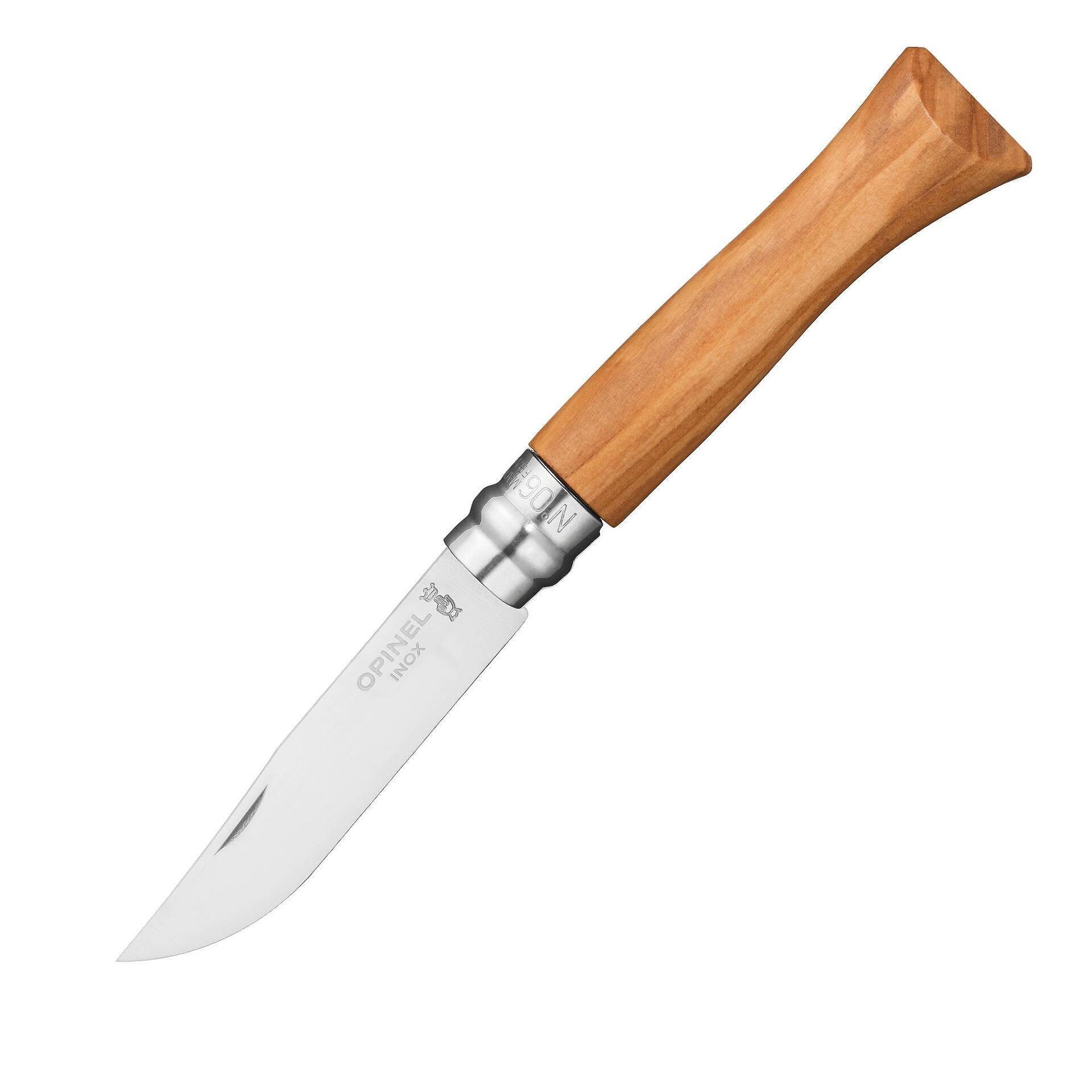 Сгъваем нож Opinel Luxe Olive Wood №6, острие 7 см