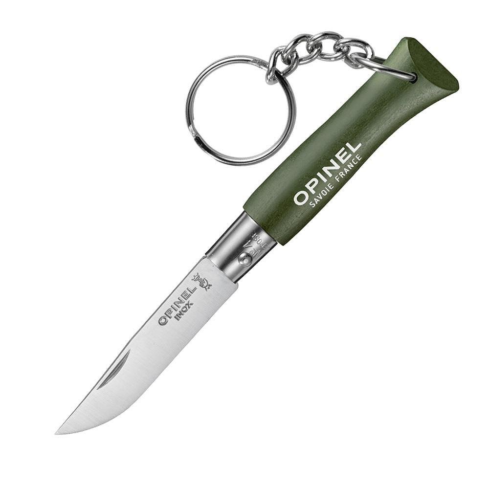 Сгъваем нож Opinel №4 Colorama Khaki, острие 5 см